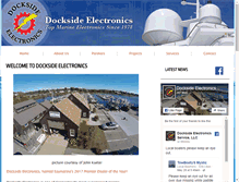 Tablet Screenshot of dockside-electronics.com